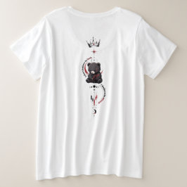 自分自身を信じる ダークベアトレーダー リアプリント プラスサイズTシャツ