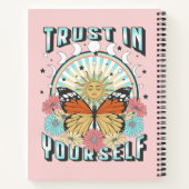 自分自身を信頼する | Sevelial Sun and Butterfly ノートブック (裏面)