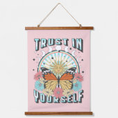 自分自身を信頼する | Sevelial Sun and Butterfly 吊り下げ型タペストリー (正面)