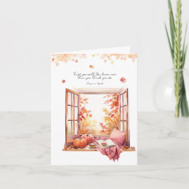 自分自身を信頼秋秋のノートカード ノートカード