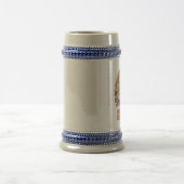 自分自身を信頼 – レトロサイケデリック太陽と月 ビールジョッキ (中央)