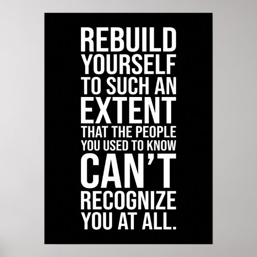 自分自身を再構築する ポスター (正面)