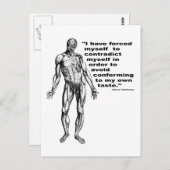 自分自身を否定して下さい ポストカード (正面/裏面)