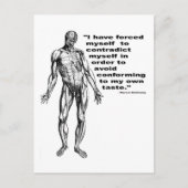 自分自身を否定して下さい ポストカード (正面)