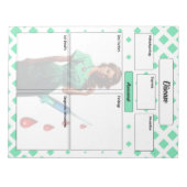 自分自身を喜ばさない_病気の温度1 ノートパッド (正面)