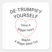 自分自身を喧伝する スクエアシール (正面)