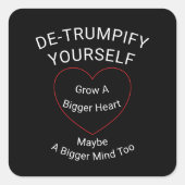 自分自身を喧伝する スクエアシール (正面)