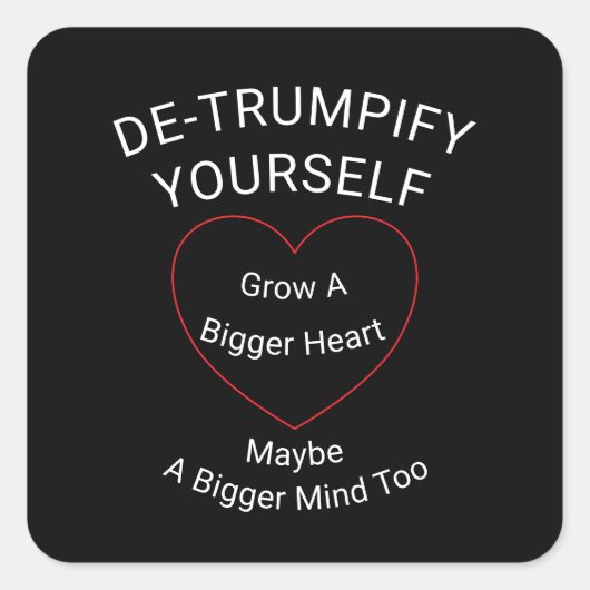 自分自身を喧伝する スクエアシール (正面)