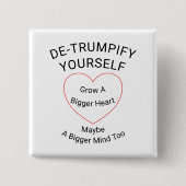 自分自身を喧伝する 缶バッジ (正面)