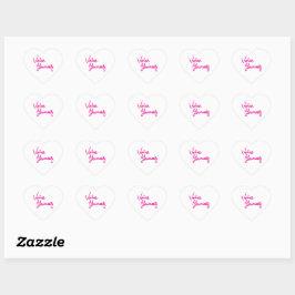 自分自身を大切にするポジティブなメッセージ セルフケア ハートシール