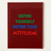 自分自身を定義する姿勢を定義する プランナー手帳 (裏面)