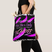 自分自身を尊重する |女性のボス トートバッグ (クローズアップ)