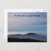 自分自身を征服する – ポストカード (正面/裏面)