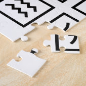 自分自身を愛します(占星術の)十二宮図のパズル ジグソーパズル (側面)