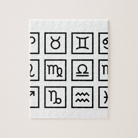 自分自身を愛します(占星術の)十二宮図のパズル ジグソーパズル (縦)