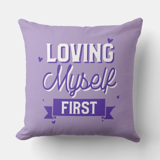 自分自身を愛し始める自己愛 クッション (正面)