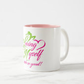 自分自身を愛するマグカップ ツートーンマグカップ (正面右)