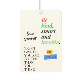 自分自身を愛する カーエアーフレッシュナー