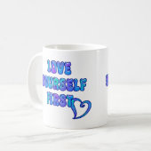 自分自身を愛する コーヒーマグカップ (正面左)
