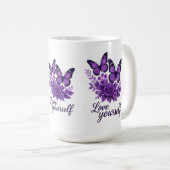 自分自身を愛する コーヒーマグカップ (正面右)