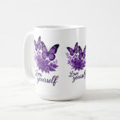 自分自身を愛する コーヒーマグカップ (正面左)