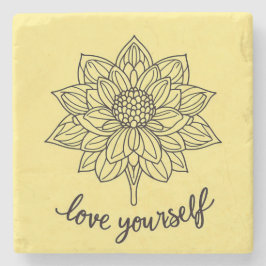 自分自身を愛する ストーンコースター