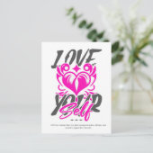 自分自身を愛する ポストカード (スタンド正面)