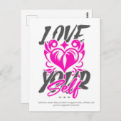 自分自身を愛する ポストカード (正面/裏面)