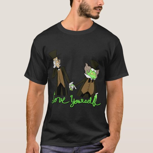 自分自身を愛そう (ジキル博士とハイド氏) Tシャツ (正面)