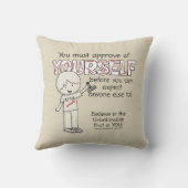 自分自身を承認 クッション (裏面)