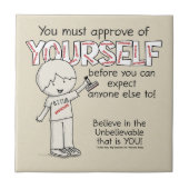 自分自身を承認 タイル (正面)