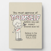 自分自身を承認 フォトプラーク (正面)