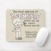 自分自身を承認 マウスパッド (マウス)