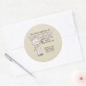 自分自身を承認 ラウンドシール (封筒)