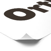 自分自身を抱き締める私は歯科矯正医動物の抱擁 ポスター (コーナー)