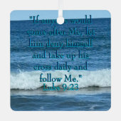 自分自身を拒否する メタルオーナメント (正面)