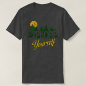 自分自身を探索する Tシャツ (デザイン正面)