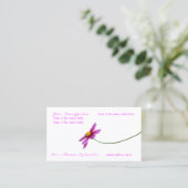 自分自身を提示：自然のtouch 名刺 (スタンド正面)