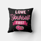 自分自身を最初に愛する クッション (裏面)