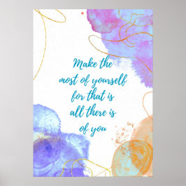 自分自身を最大限に活用する ポスター