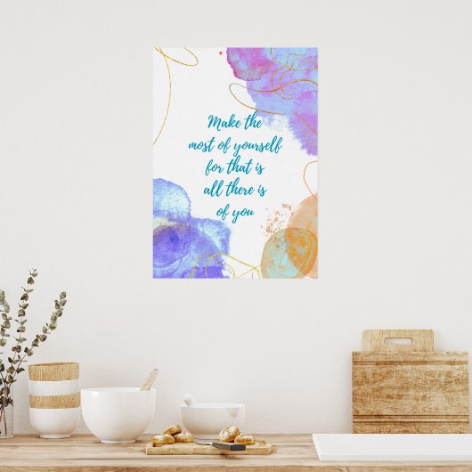 自分自身を最大限に活用する ポスター (キッチン)