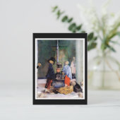 自分自身を温める骸骨 ポストカード (スタンド正面)