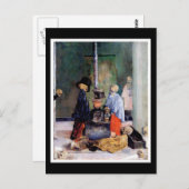 自分自身を温める骸骨 ポストカード (正面/裏面)