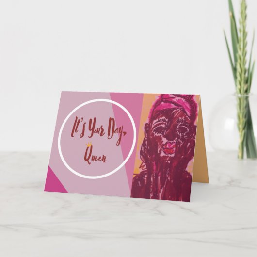 自分自身を甘やかす カード (正面)