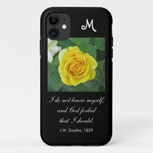 自分自身を知りません... (ゲーテの名言) Case-Mate iPhoneケース (裏面)