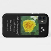 自分自身を知りません... (ゲーテの名言) Case-Mate iPhoneケース (裏面(横))