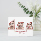 自分自身を表現しましょう ポストカード (スタンド正面)