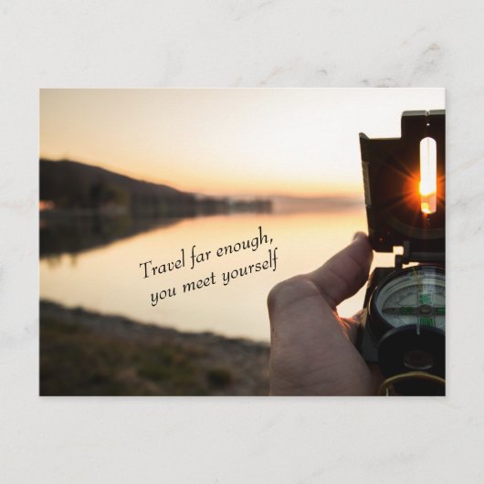 自分自身を見つけるための旅 ポストカード (正面)