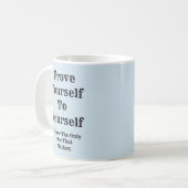 自分自身を証明する コーヒーマグカップ (正面左)