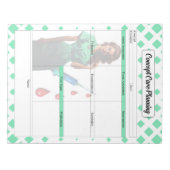 自分自身を誇示しない_コンセプト計気に画 ノートパッド (正面)